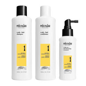 ** Open Box - Nioxin System 1 Scalp + Hair Thickening Kit (300ml/300 ml/100ml)